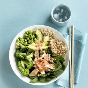 Fish sushi bowl