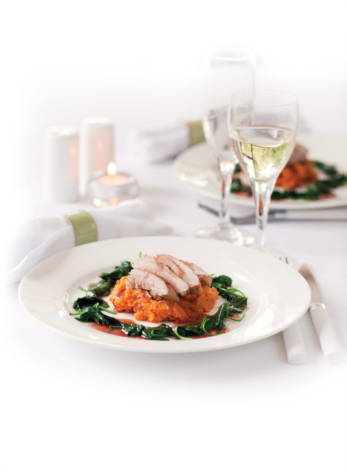 Five-spice chicken and plum sauce