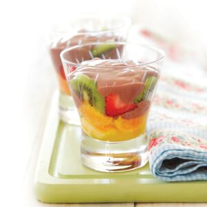 Fruity chocolate trifle