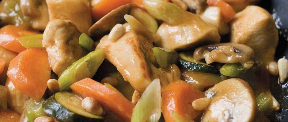 Ginger and lemon chicken