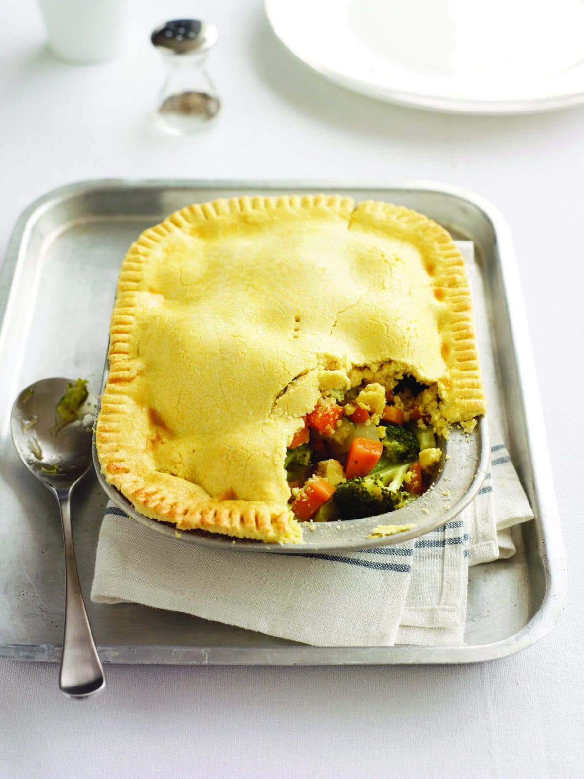 Gluten-free vege pie