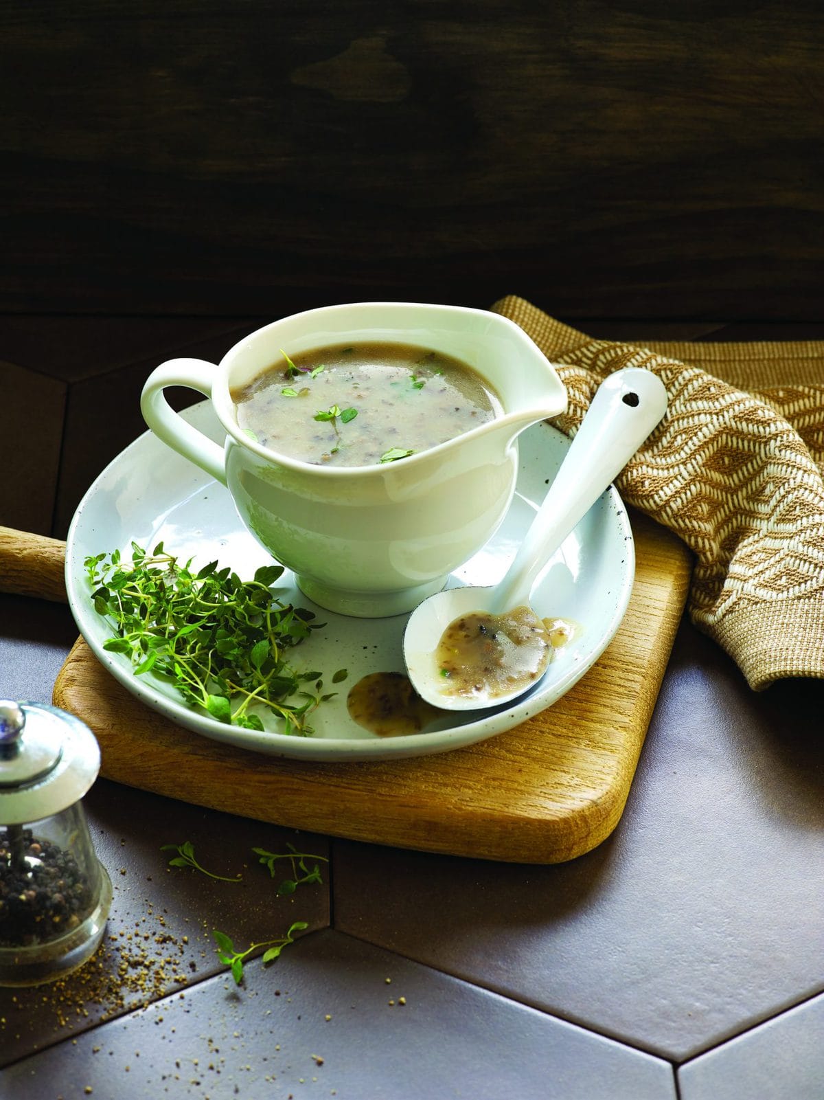 Gravy for roast meats