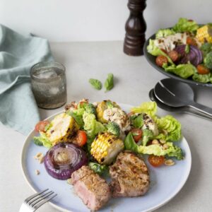 Grilled lamb salad