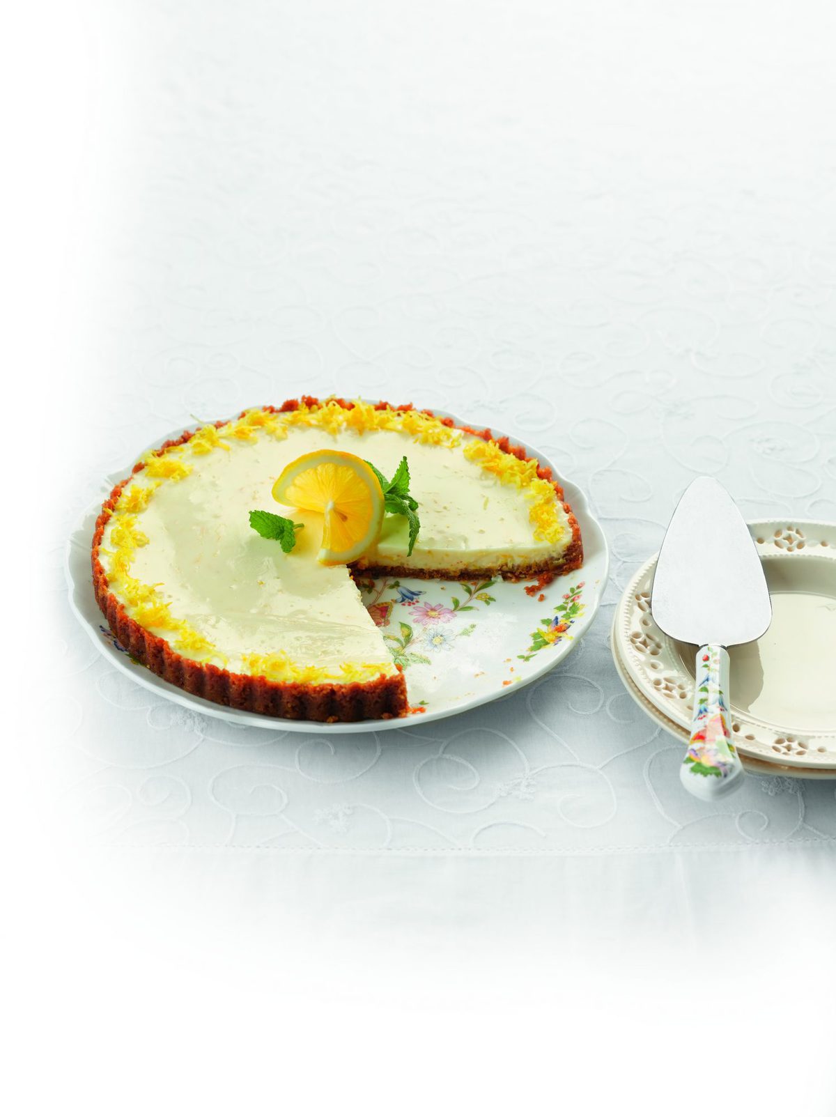HFG chilled lemon flan