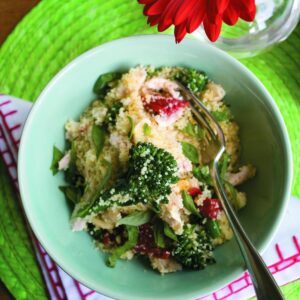 Herbed chicken with lemon couscous