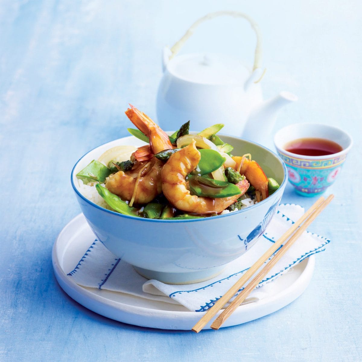 Honey prawns