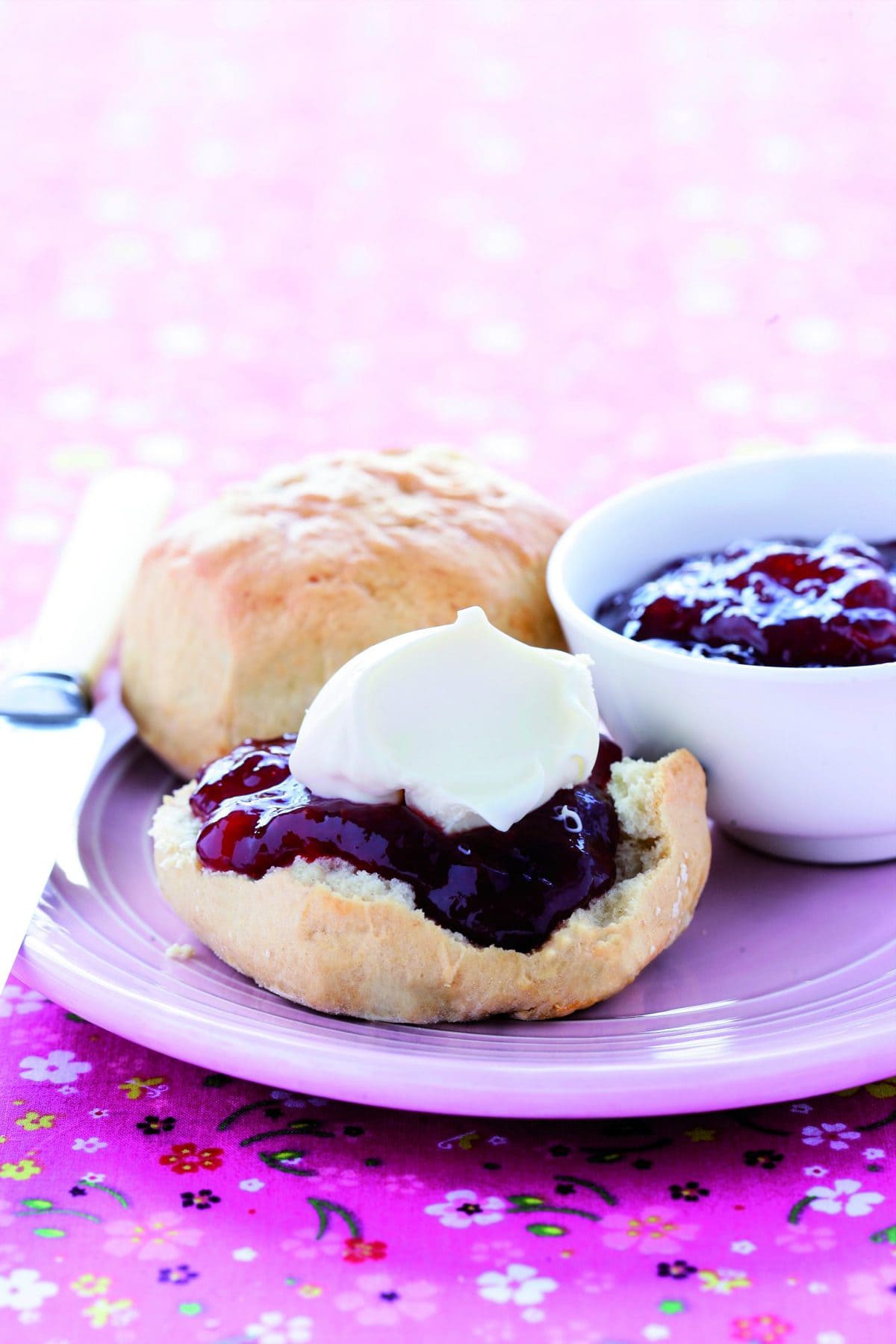 Honey and soda scones