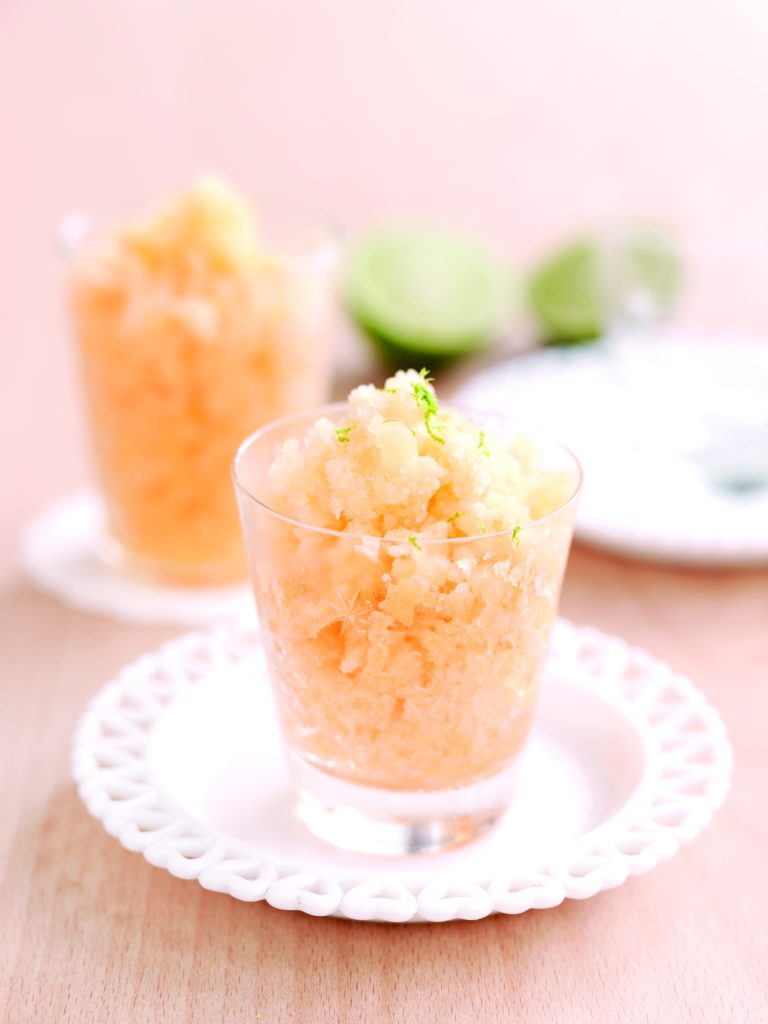 Honeydew and lime granita Honeydew and lime granita