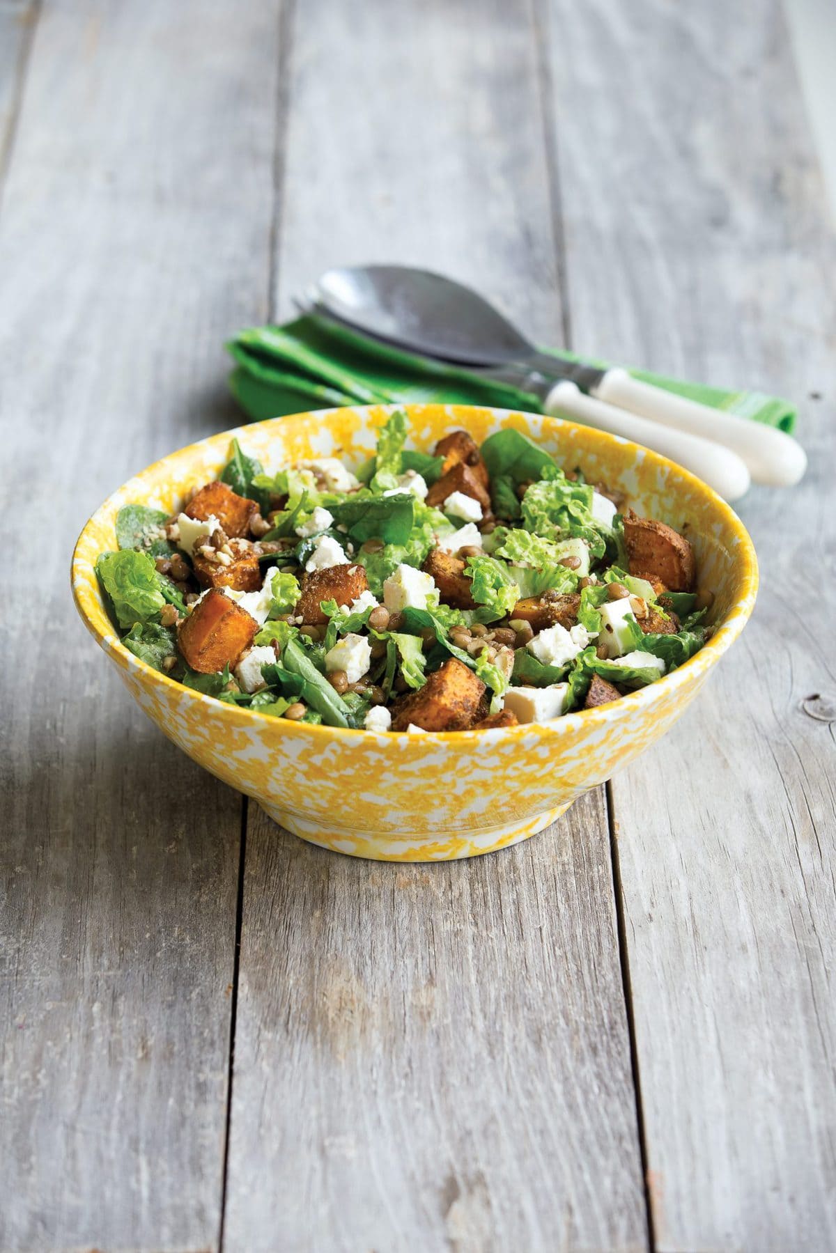Indian-style spiced kumara salad