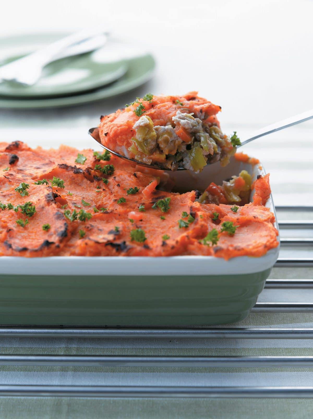 Kumara-top pie
