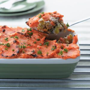 Kumara-top pie