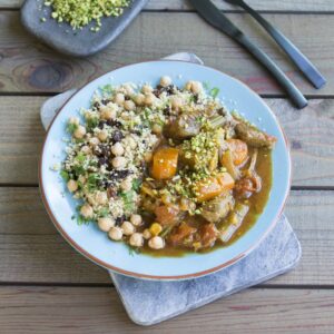 Lamb tagine with couscous
