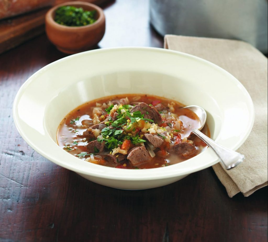 Lamb and barley soup
