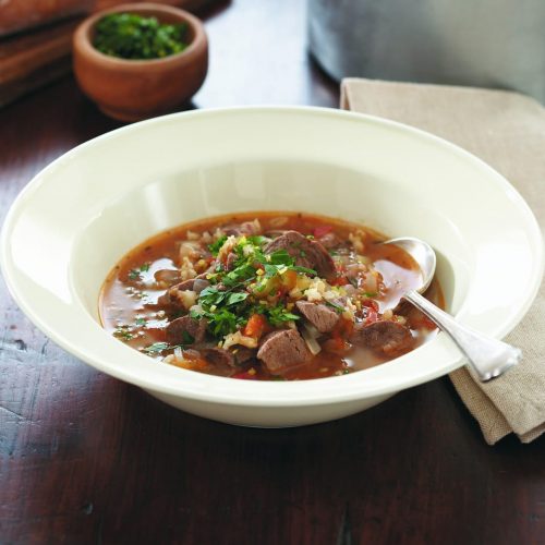 Lamb and barley soup