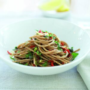 Lemon, chilli and garlic spaghetti