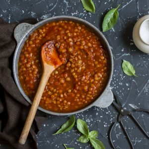 Lentil bolognese