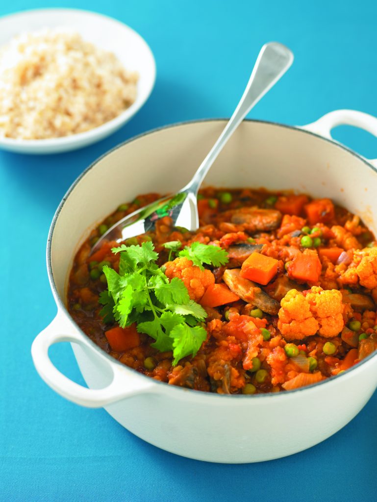 Lentil and vegetable curry