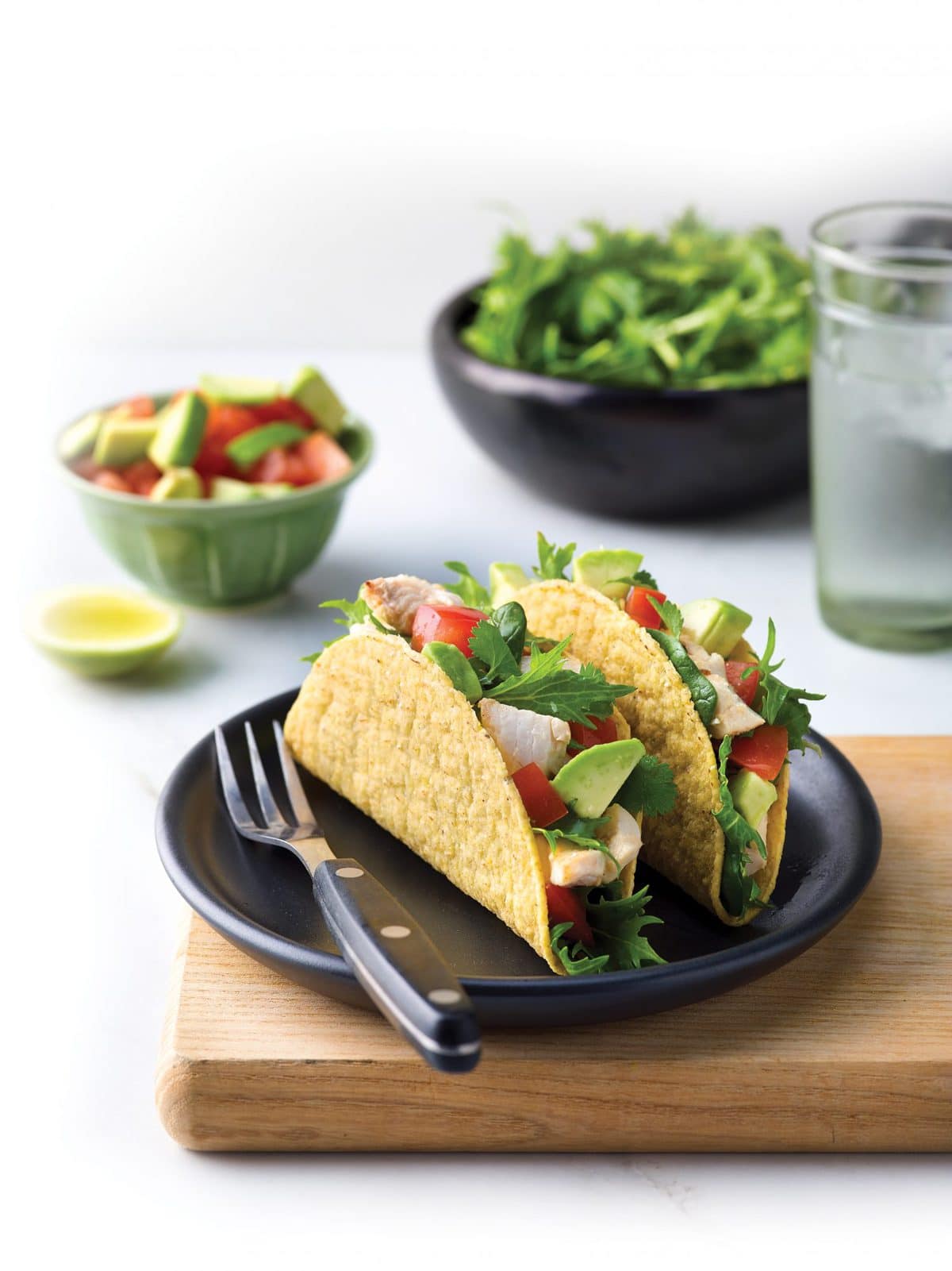 Lime and ginger fish tacos