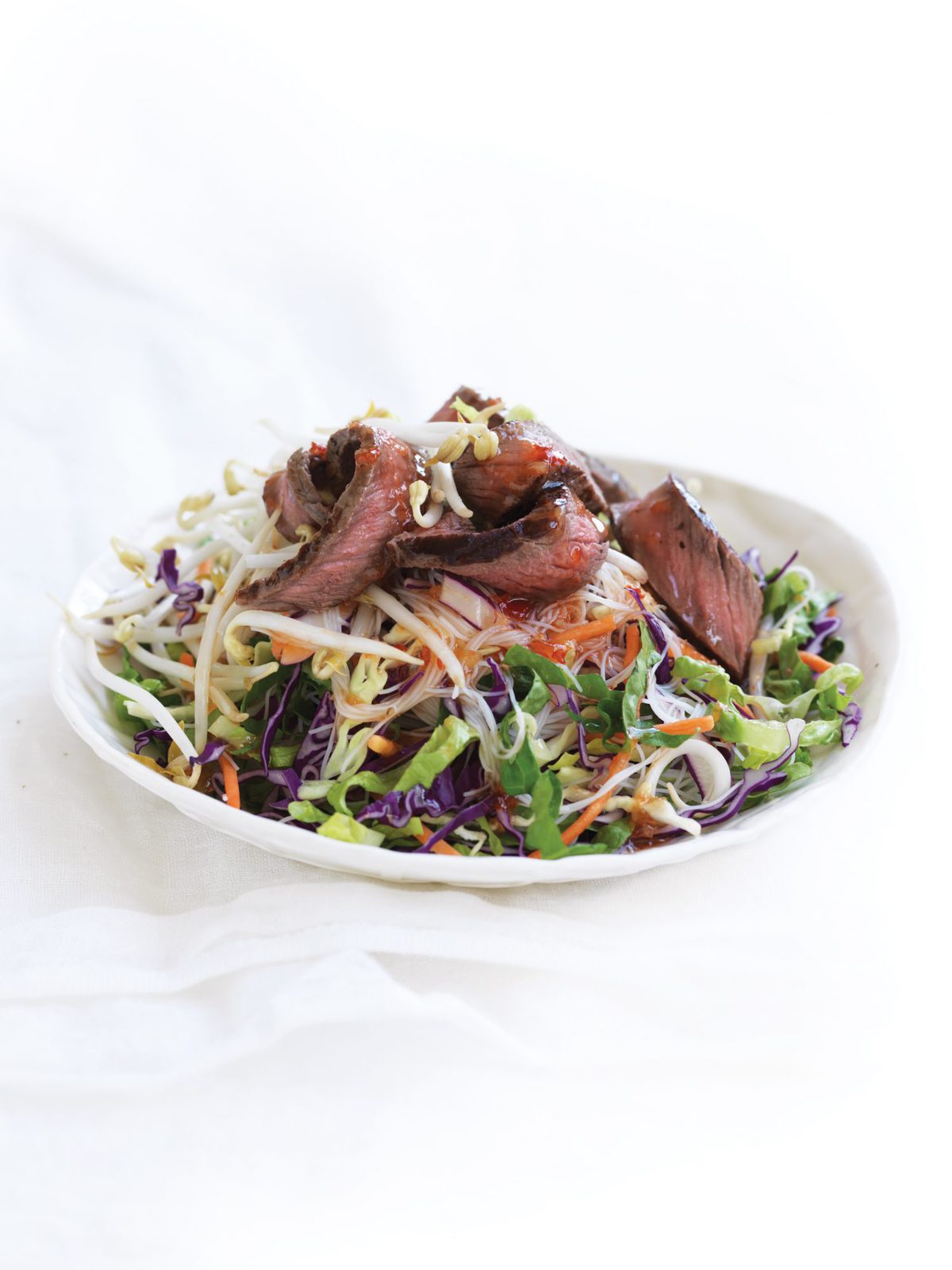 Lime and sweet chilli beef salad