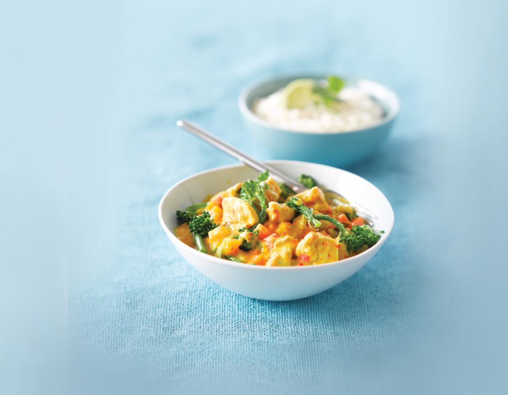 Lime chicken curry
