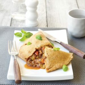 Low-FODMAP Italian beef calzone