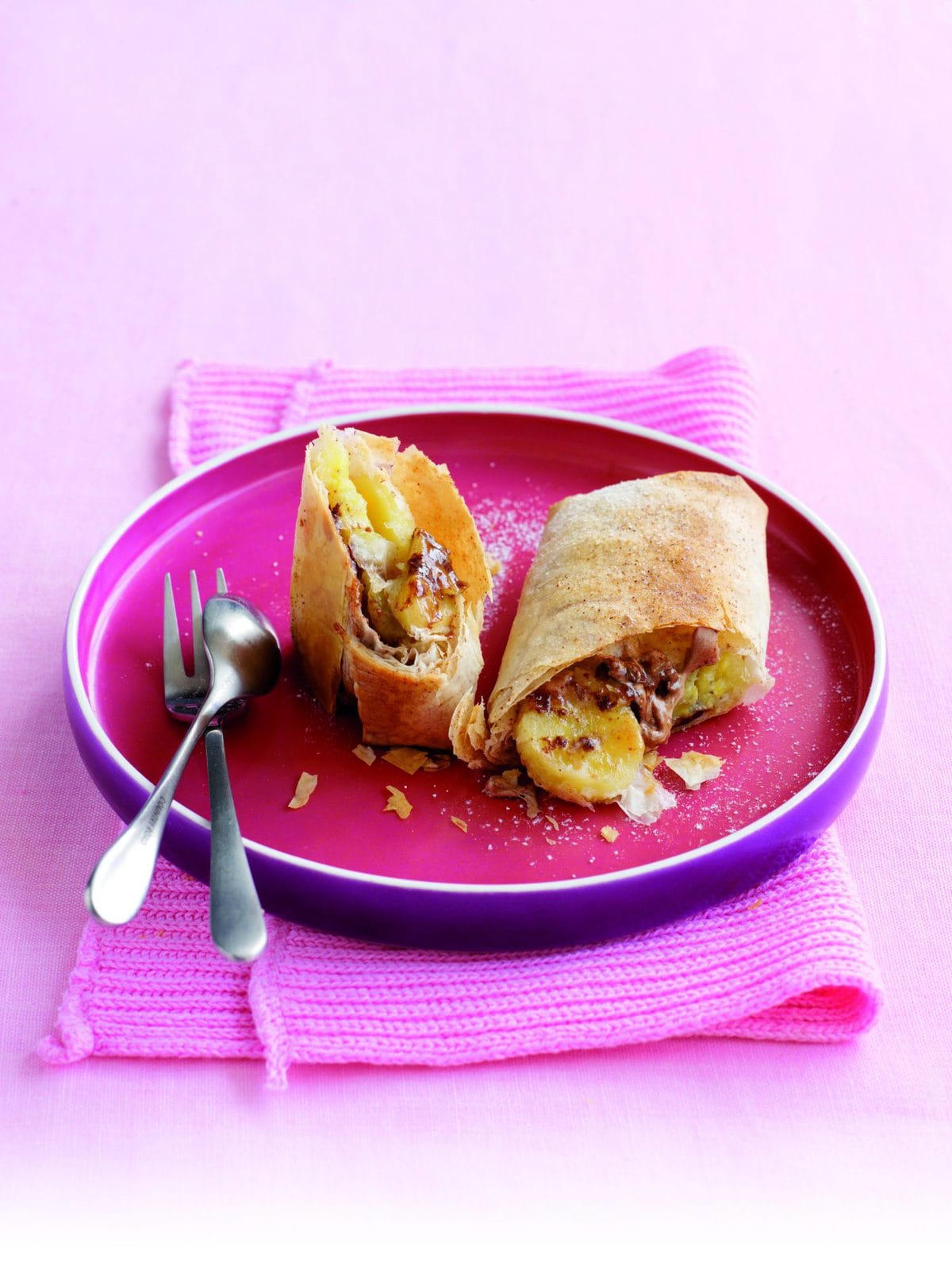 Mars Bar and banana pastries