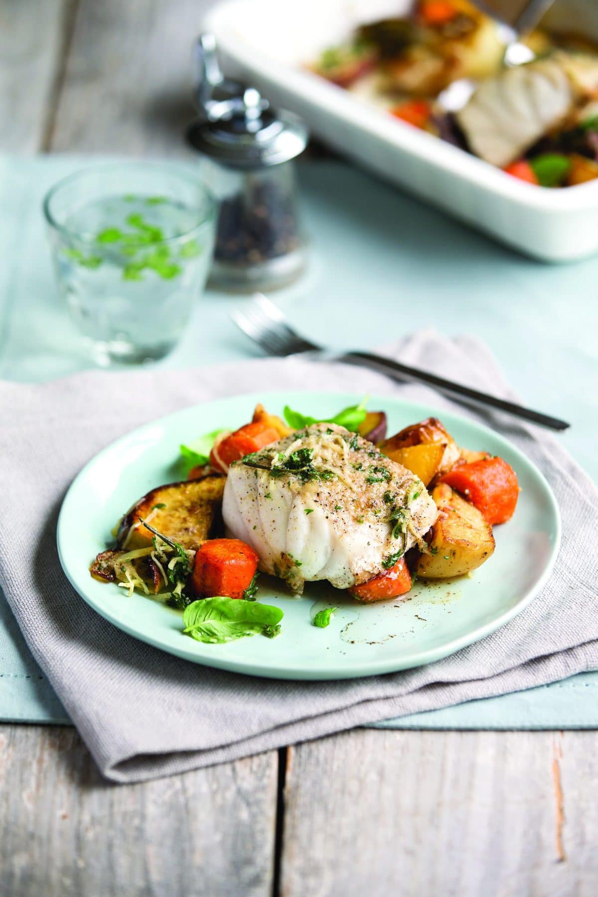 Mediterranean fish roast