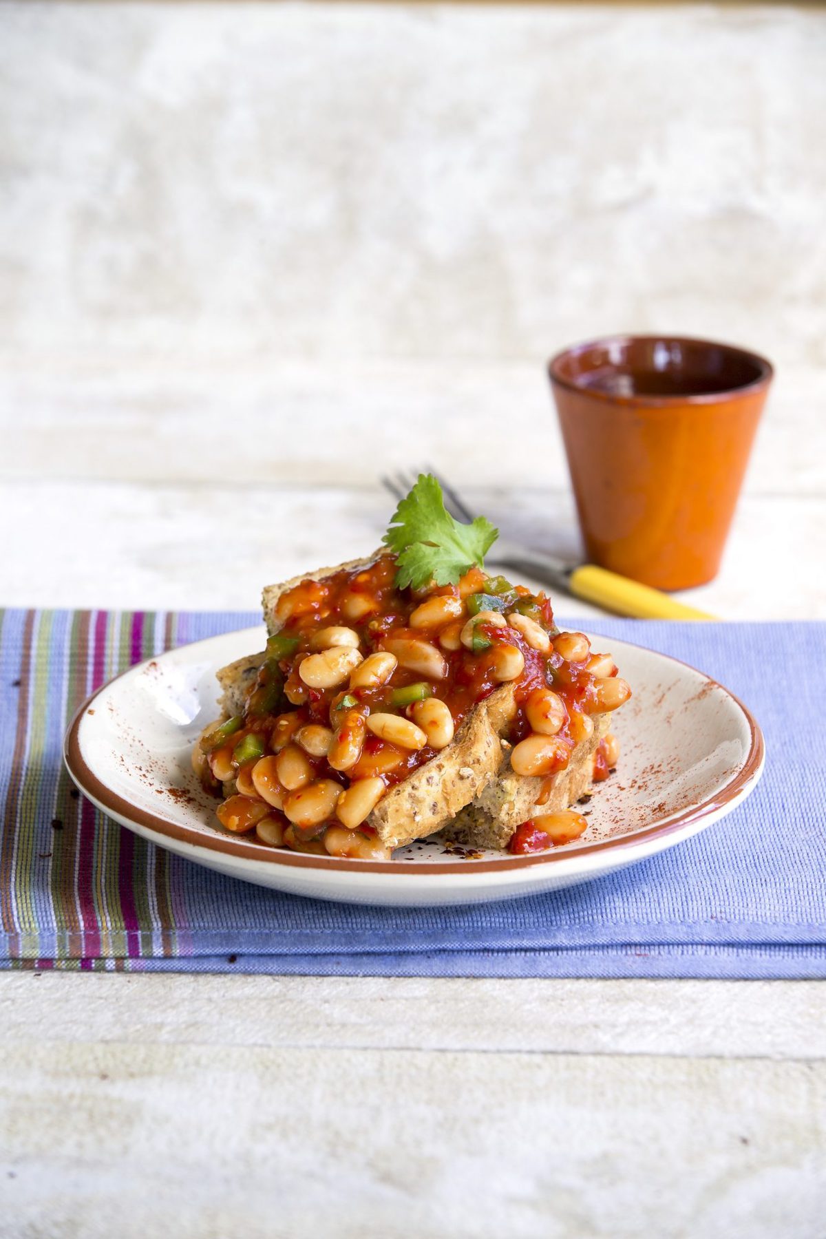 Mexican-style homemade baked beans