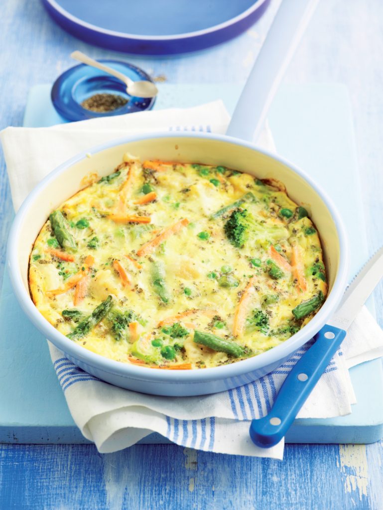 Mixed vegetable frittata