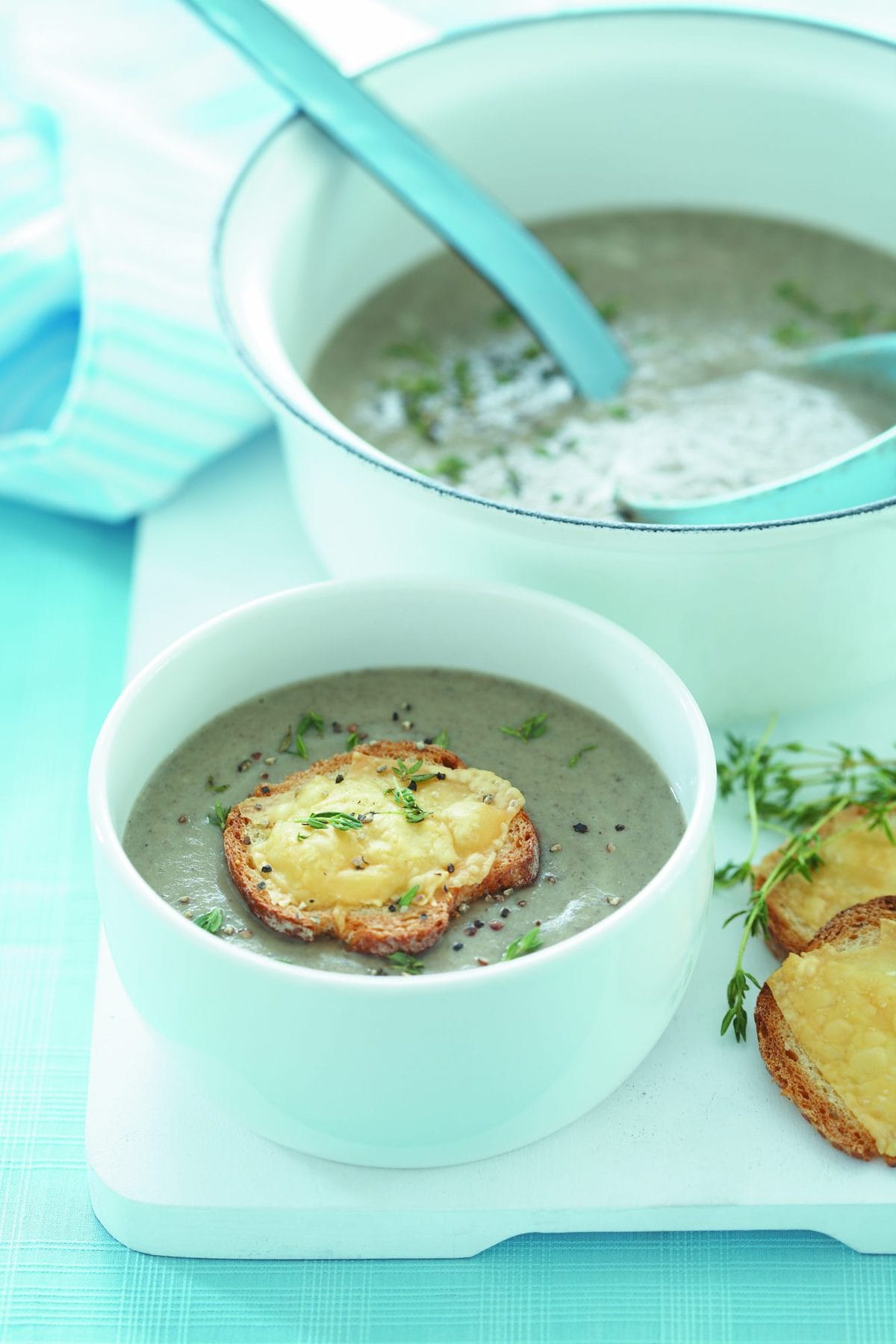Mixed mushroom soup