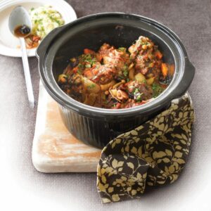 Moroccan lamb shanks