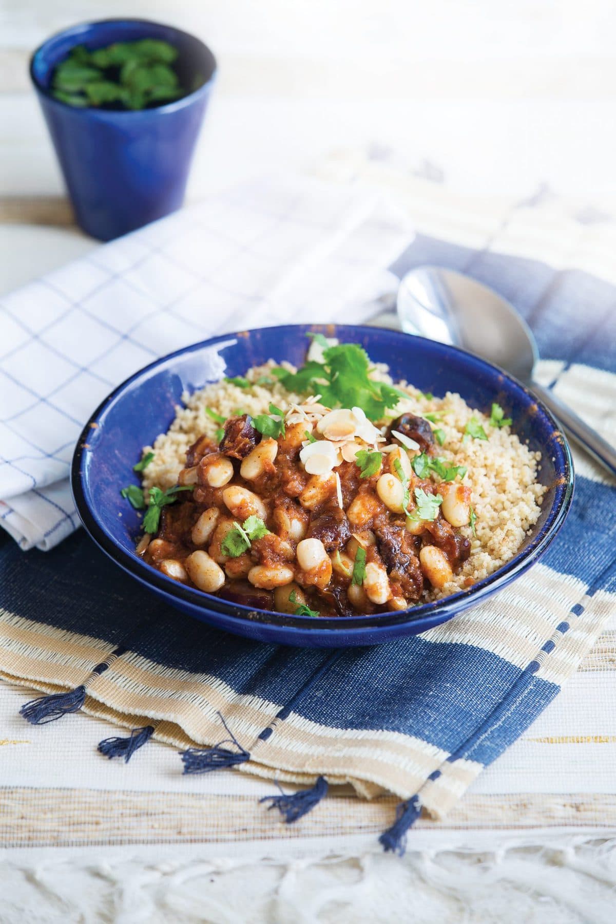 Moroccan-style homemade baked beans
