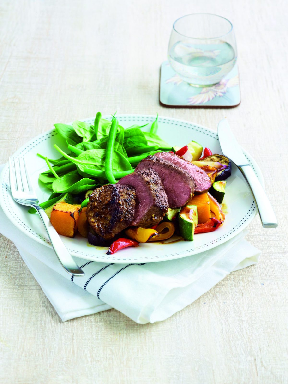 Moroccan lamb and roasted veges