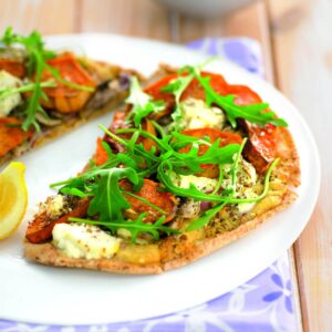 Moroccan pizza