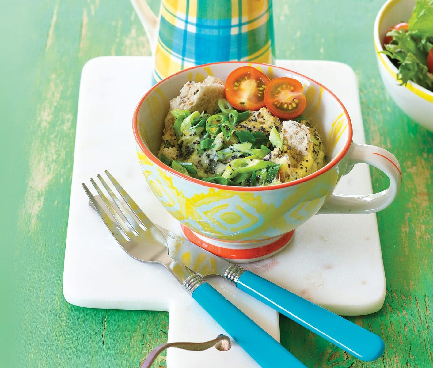 Mother’s Day savoury French toast in a mug