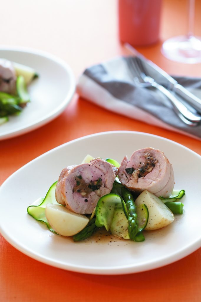Mushroom-stuffed chicken thigh fillets Mushroom-stuffed chicken thigh fillets