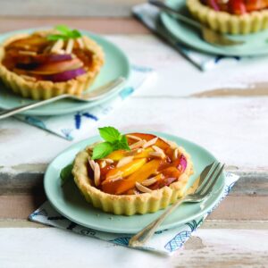 Nectarine flan