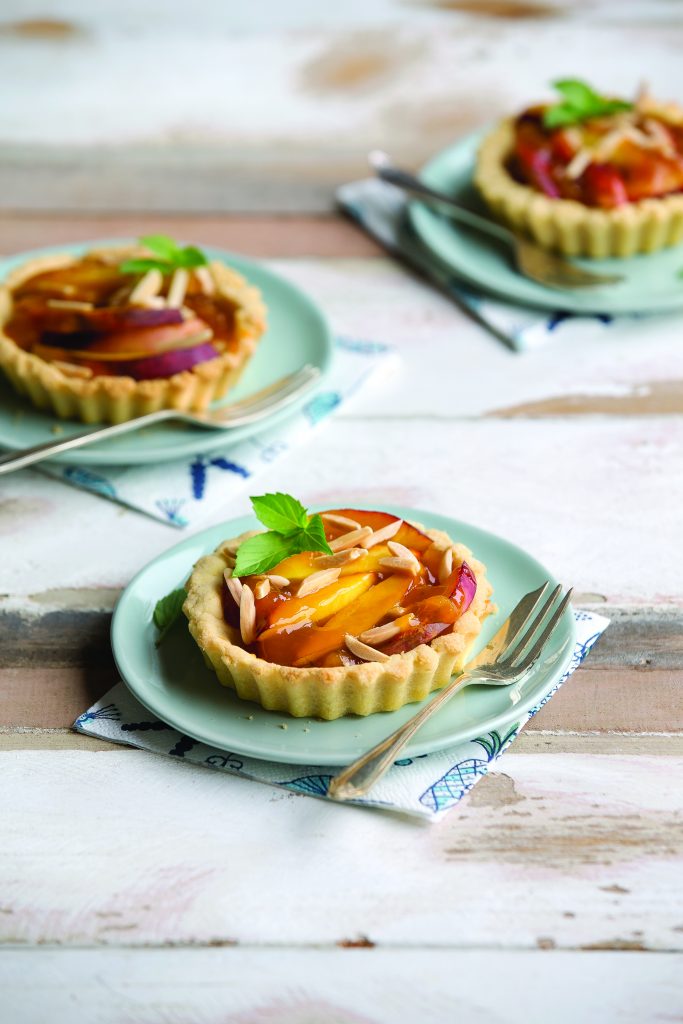 Nectarine flan Nectarine flan