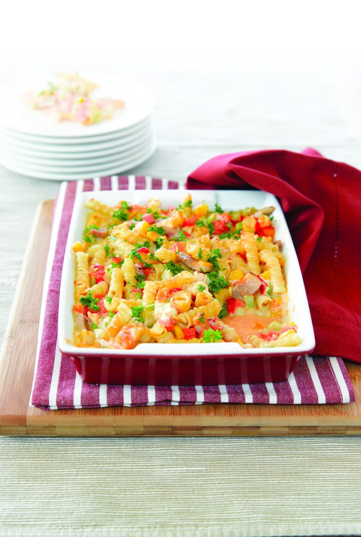 Pasta frittata bake