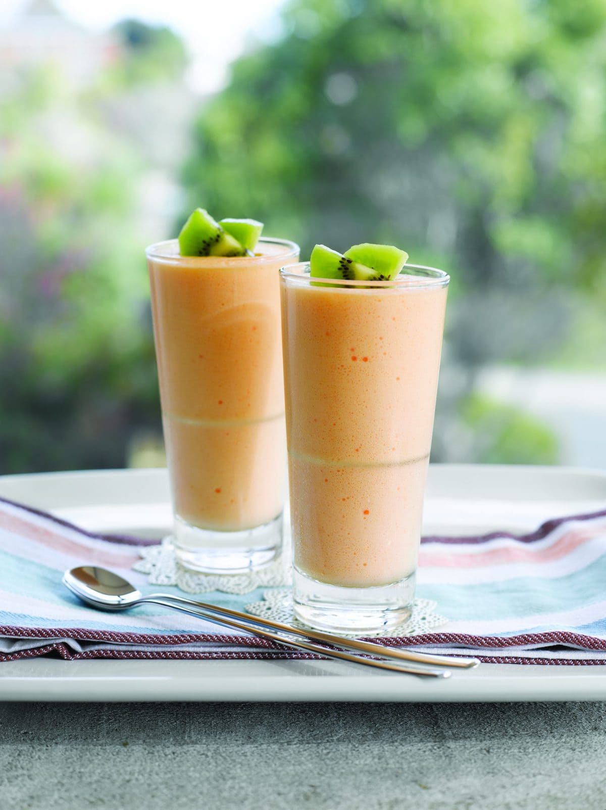 Peach mousse