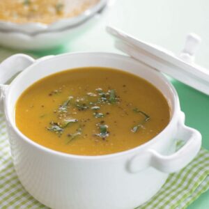 Pear and parsnip soup