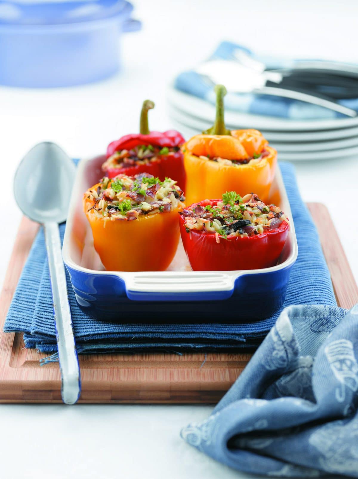 Perfect pesto capsicums