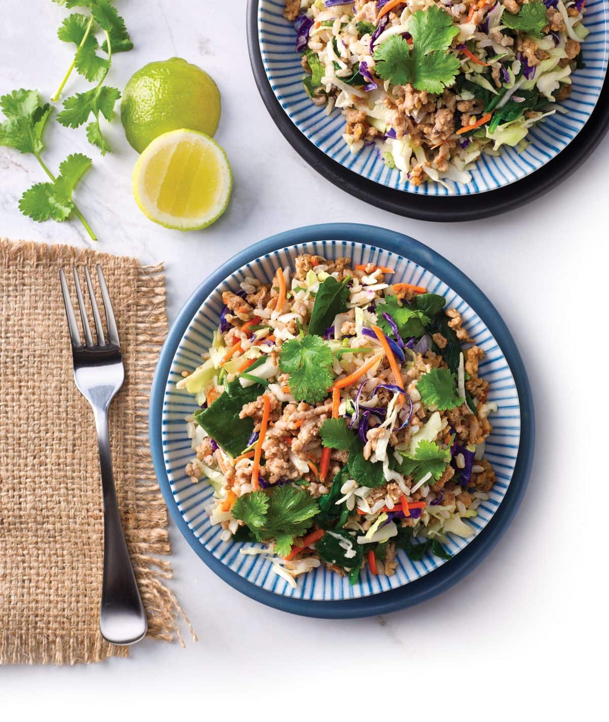 Pork satay salad