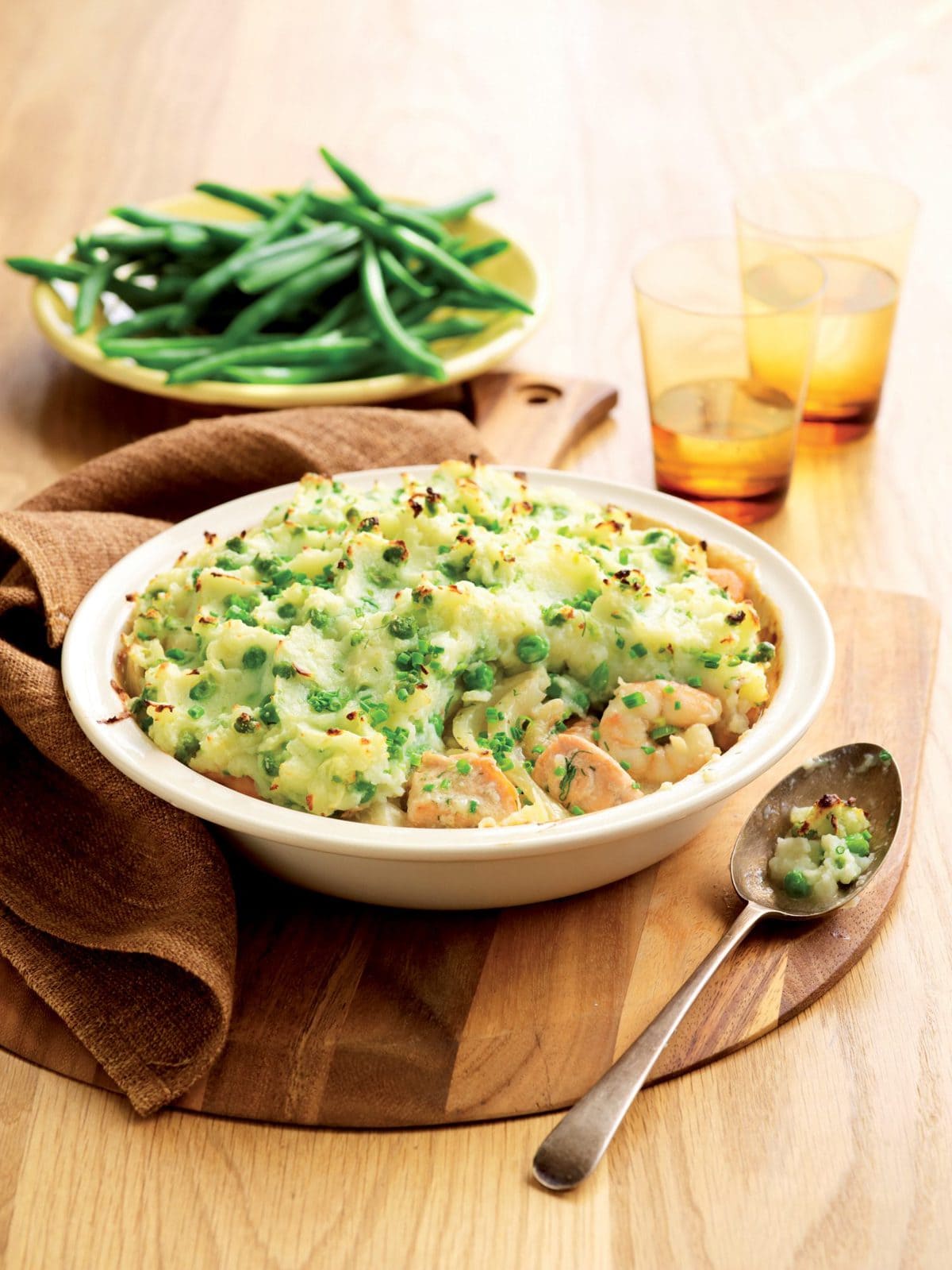 Potato-topped fish pie