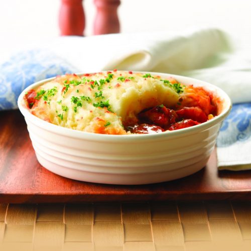 Potato-topped chicken pie