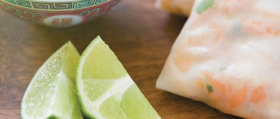 Prawn and crab parcels