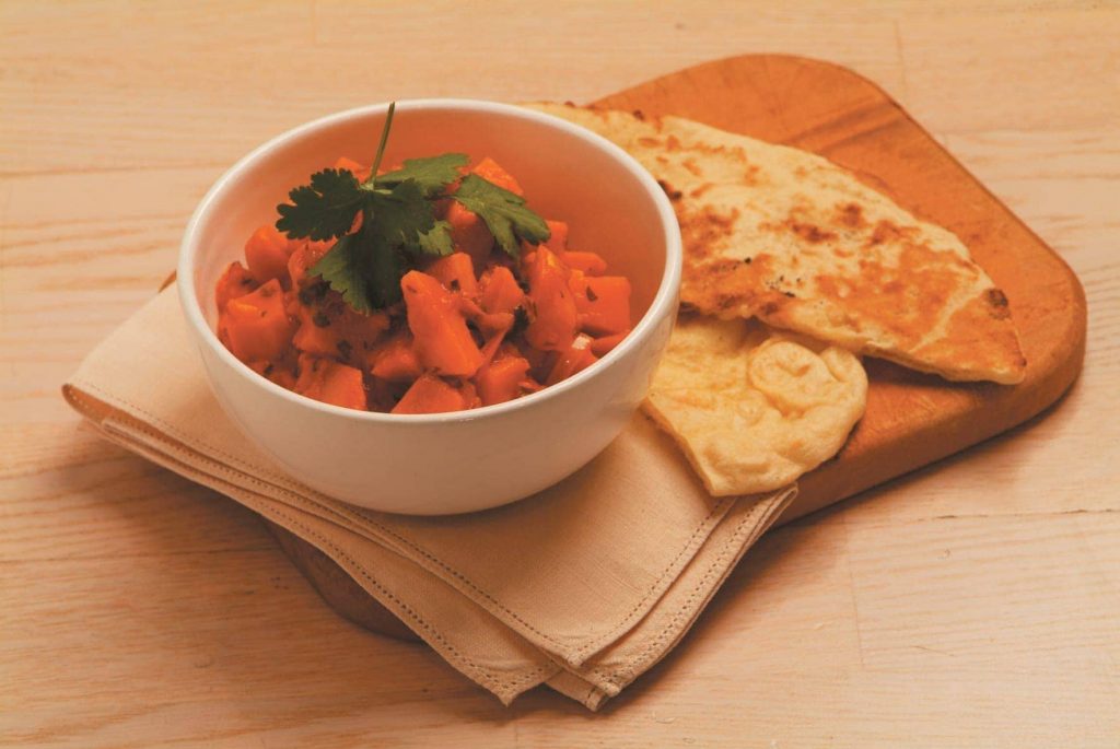 Pumpkin and kumara curry