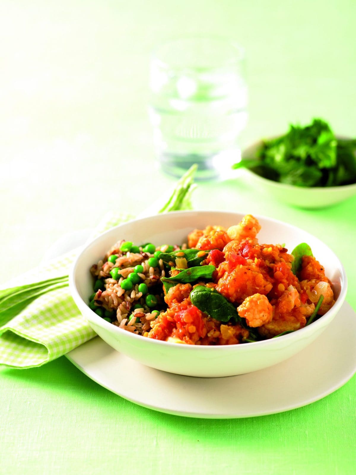 Pumpkin and lentil curry
