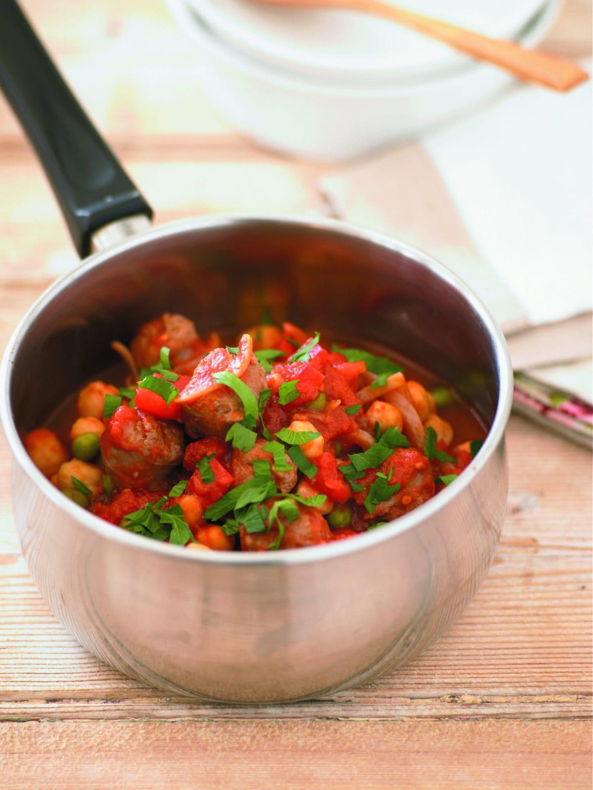 Quick tomato and sausage stew