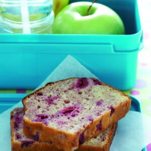 Raspberry yoghurt loaf